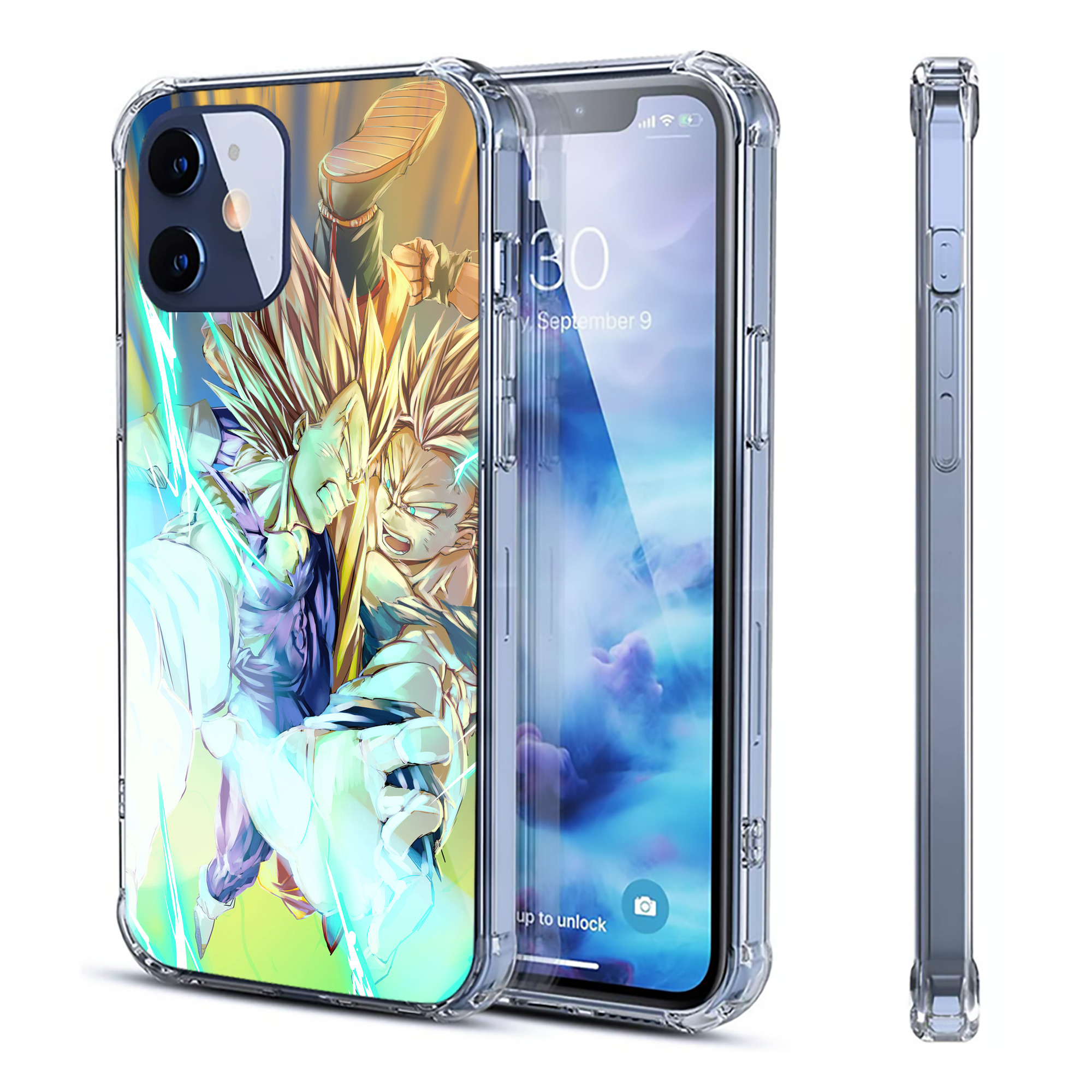 （画像用） ドラゴンボール DRAGON BALL 【iPhone 12シリーズ対応】透明スマホケース（クリアソフトケース）